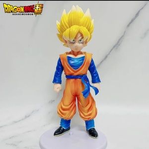New Super sayian kid trunks action figure toy statue 7inch hand size dragon ball